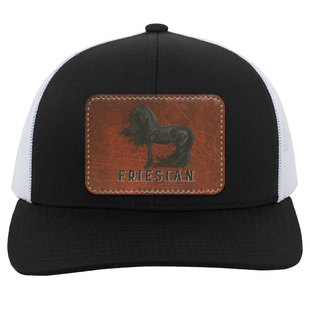 FRIESIAN ON LEATHER 104C Trucker Snap Back - Patch