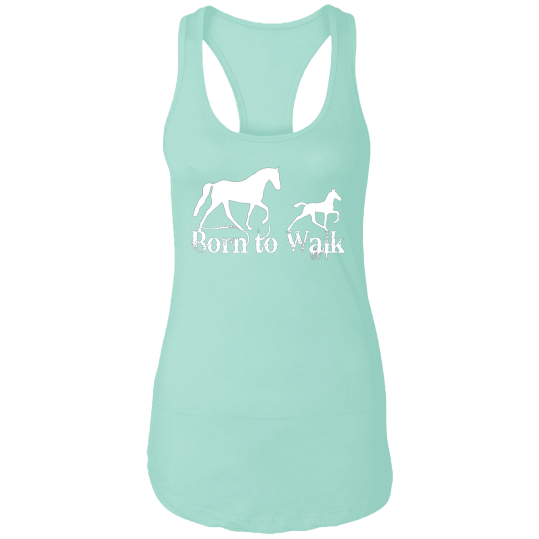 BORN TO WALK NL1533 Ladies Ideal Racerback Tank