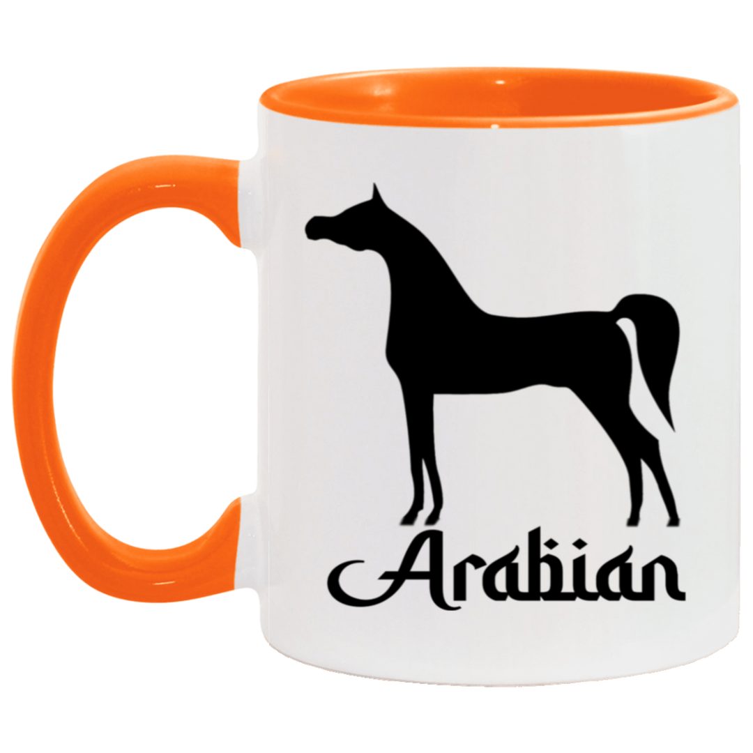 ARABIAN ART TUMBLER 4HORSE AM11OZ 11 oz. Accent Mug