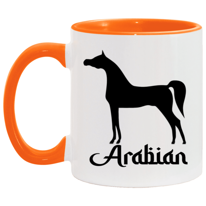 ARABIAN ART TUMBLER 4HORSE AM11OZ 11 oz. Accent Mug