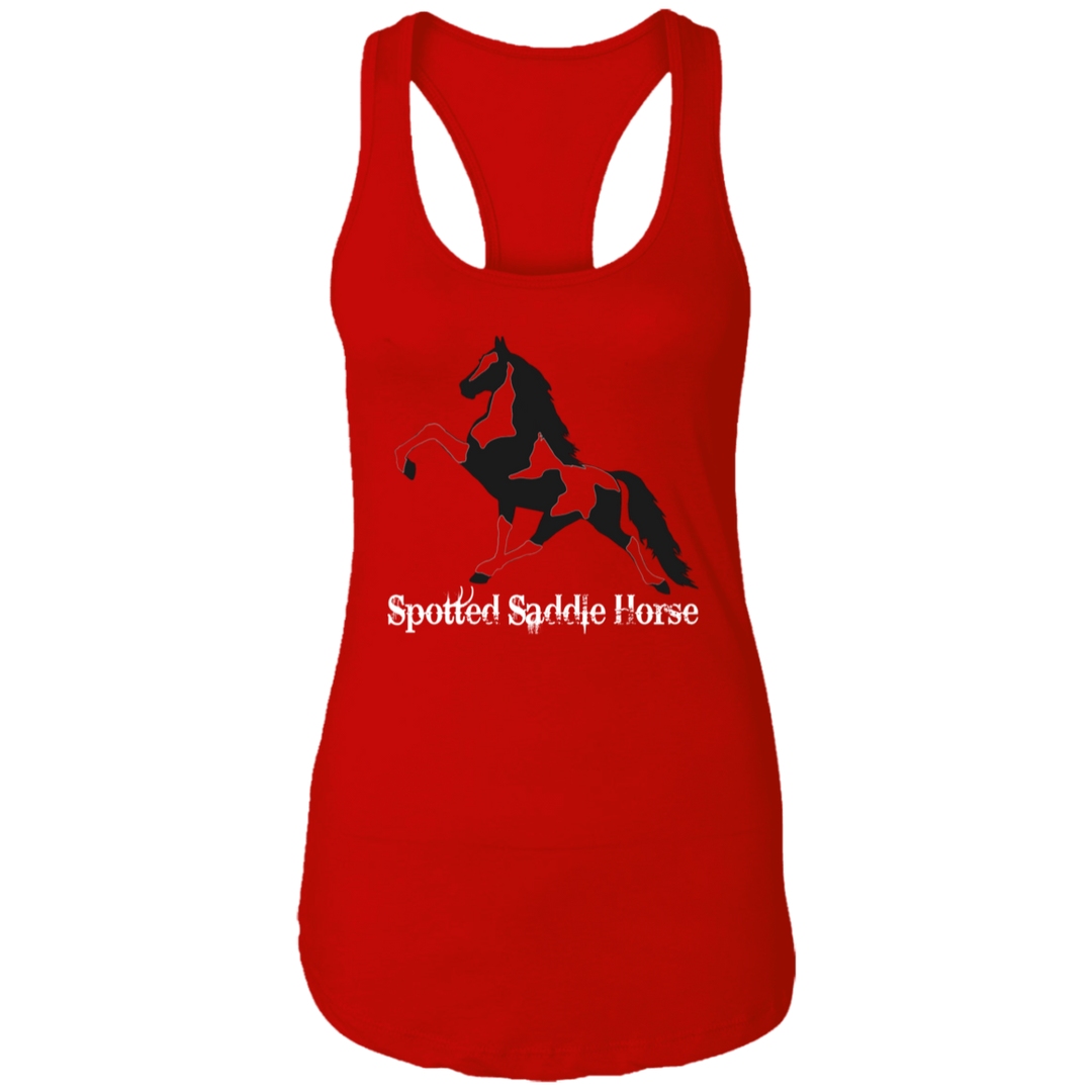 Spotted Saddle Horse NL1533 Ladies Ideal Racerback Tank