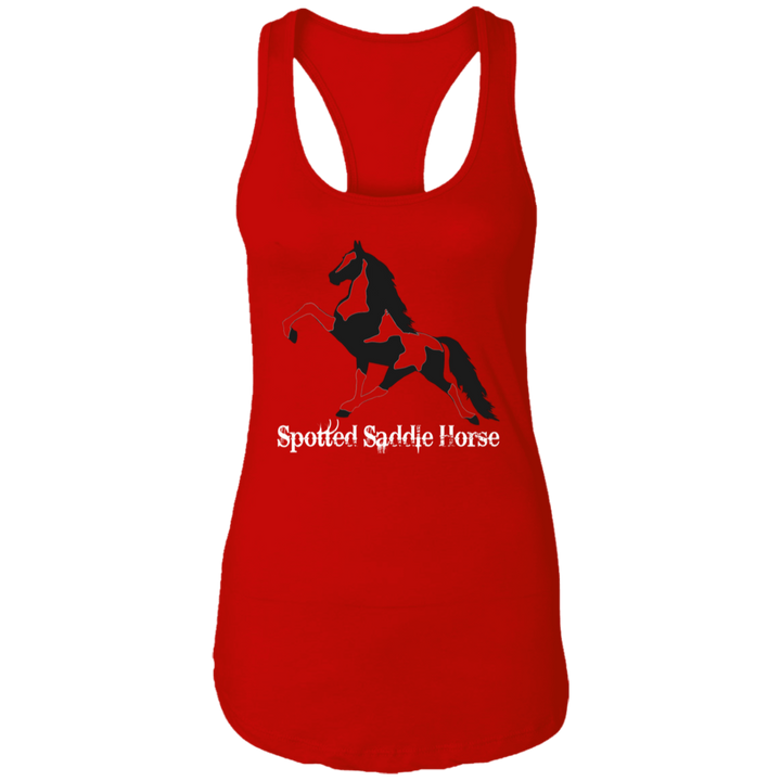 Spotted Saddle Horse NL1533 Ladies Ideal Racerback Tank