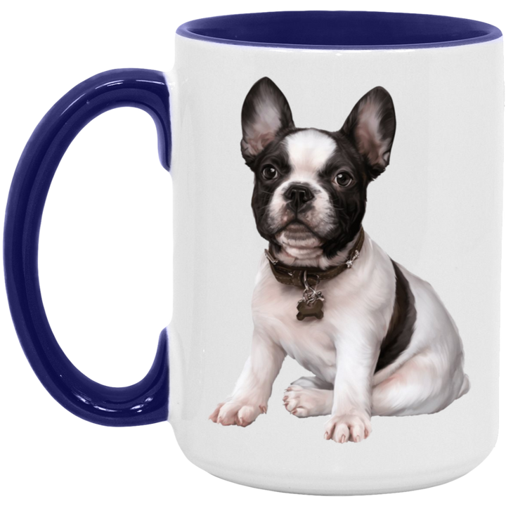 FRENCHIE PUPPY (5) AM15OZ 15oz. Accent Mug