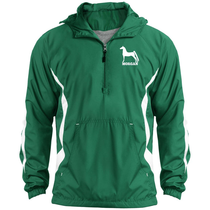 Morgan JST63 Unisex Colorblock Raglan Anorak