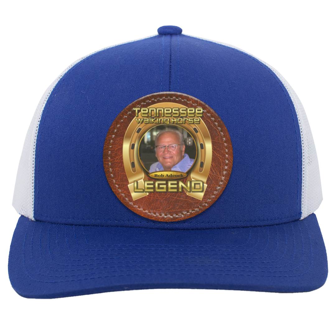 BOB ADCOCK (TWH LEGENDS) HAT 104C Trucker Snap Back - Patch