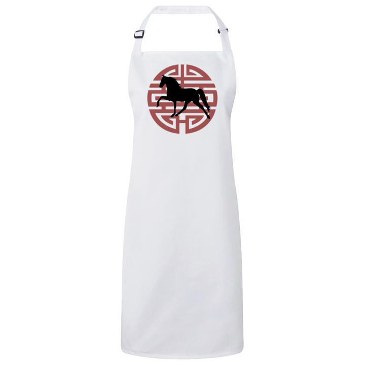 Tennessee Walking Horse Pleasure on Japanese Art RP150 Sustainable Unisex Bib Apron