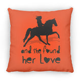 SHE FOUND HER LOVE (TWH pleasure)Bblack art ZP16 Medium Square Pillow