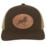 TENNESSEE WALKING HORSE PERFORMANCE LEATHER 104C Trucker Snap Back - Patch