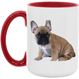 FRENCHIE PUPPY (4) AM15OZ 15oz. Accent Mug