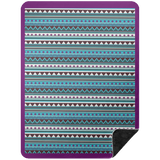 AZTEC 2 BSHL Premium Black Sherpa Blanket 60x80