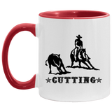 CUTTING STYLE 1 4HORSE AM11OZ 11 oz. Accent Mug
