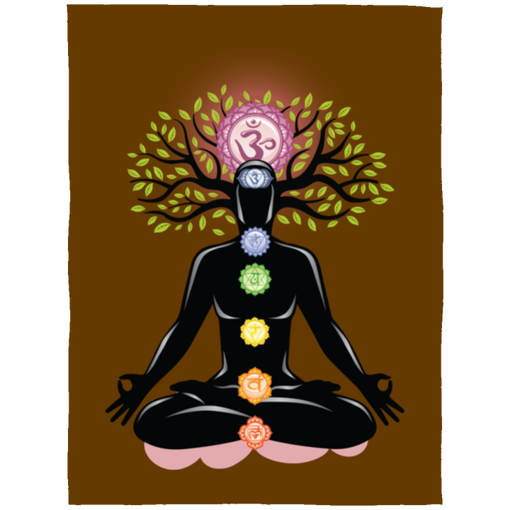 CHAKRAS PLUSH BLANKET (12 STYLES AND SIZES)