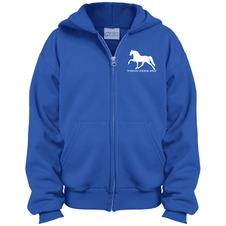 Tennessee Walker 4HORSE PC90YZH Youth Full Zip Hoodie