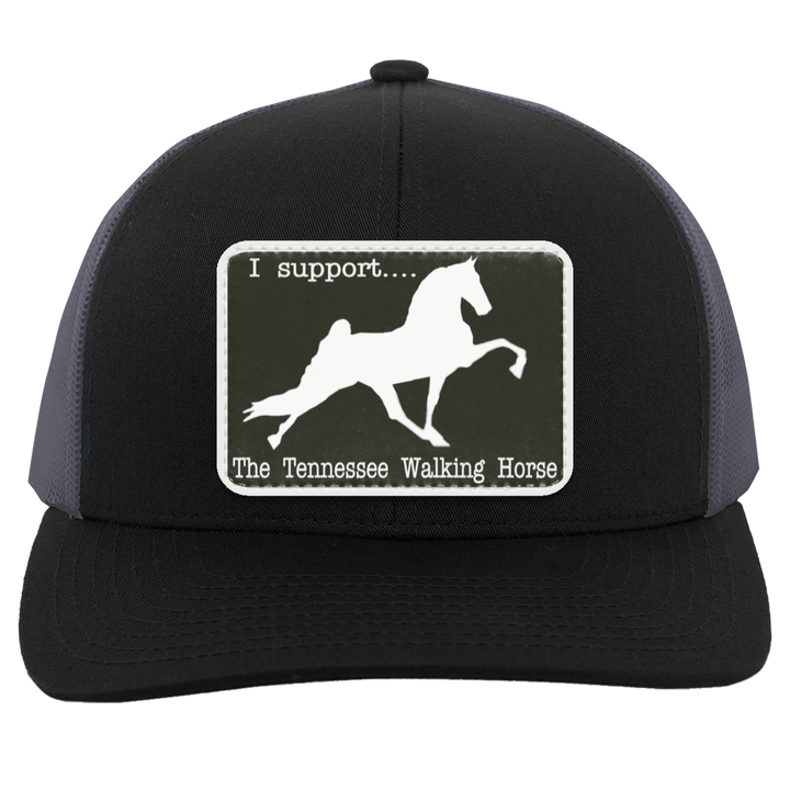 I SUPPORT THE TWH -RECTANGLE 104C Trucker Snap Back - Patch