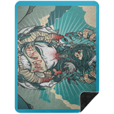 VINTAGE TAT 2 BSHL Premium Black Sherpa Blanket 60x80