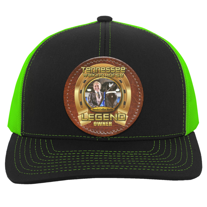 SARAH COFFEE BURKS (TWH LEGENDS) HAT 104C Trucker Snap Back - Patch