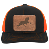 TENNESSEE WALKING HORSE PERFORMANCE LEATHER 104C Trucker Snap Back - Patch