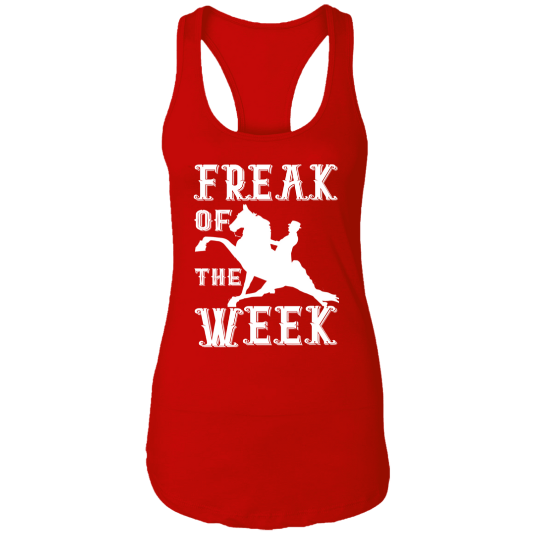 FREAK OF THE WEEK (WHITE) NL1533 Ladies Ideal Racerback Tank