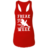 FREAK OF THE WEEK (WHITE) NL1533 Ladies Ideal Racerback Tank