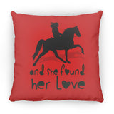 SHE FOUND HER LOVE (TWH pleasure)Bblack art ZP16 Medium Square Pillow