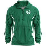 MANES RANCH (white) JST63 Unisex Colorblock Raglan Anorak