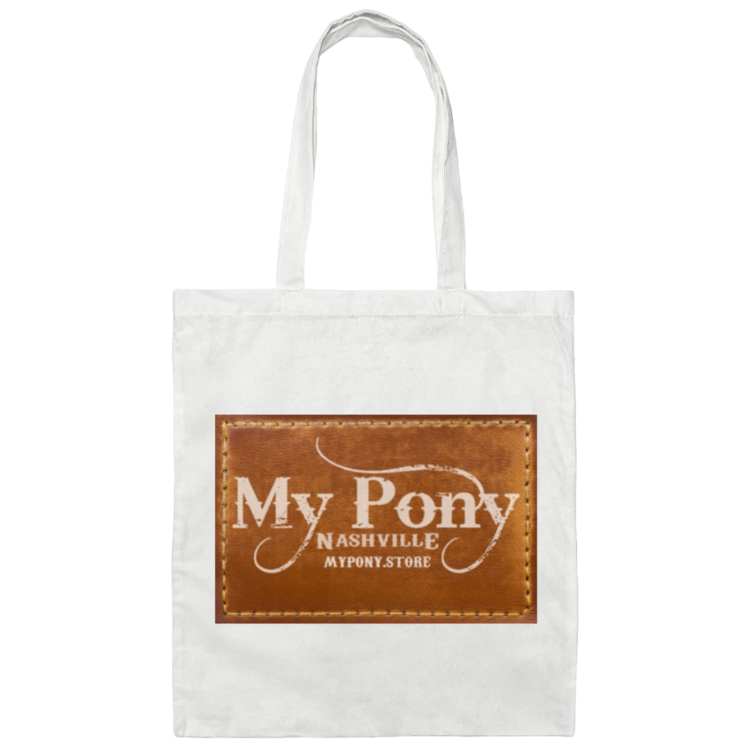 MY PONY NASHVILLE BRAND BE007 Canvas Tote Bag