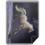 PALOMINO HORSE 1 BSHL Premium Black Sherpa Blanket 60x80