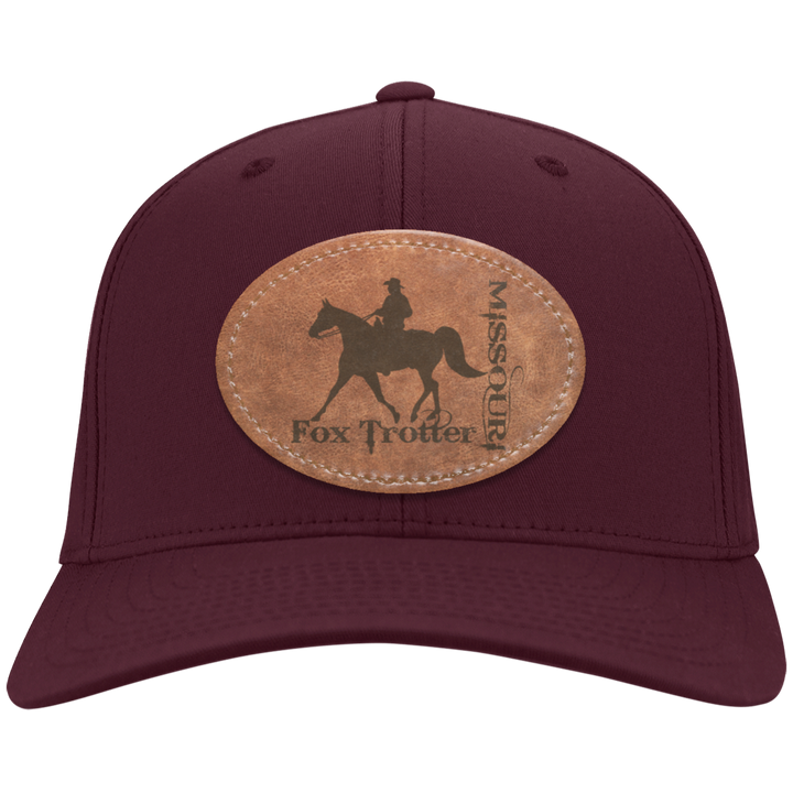 MISSOURI FOX TROTTER ON LEATHER CP80 Twill Cap - Patch