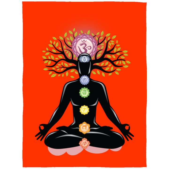 CHAKRAS PLUSH BLANKET (12 STYLES AND SIZES)