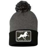 I SUPPORT THE TWH -RECTANGLE SP15 Pom Pom Knit Cap - Patch
