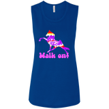 TIE DYE WALK ON B8803 Ladies' Flowy Muscle Tank