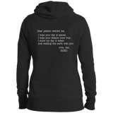 I AM GOOD ENOUGH (WHT) LST254 Ladies' Pullover Hooded Sweatshirt