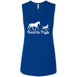 BORN TO WALK B8803 Ladies' Flowy Muscle Tank