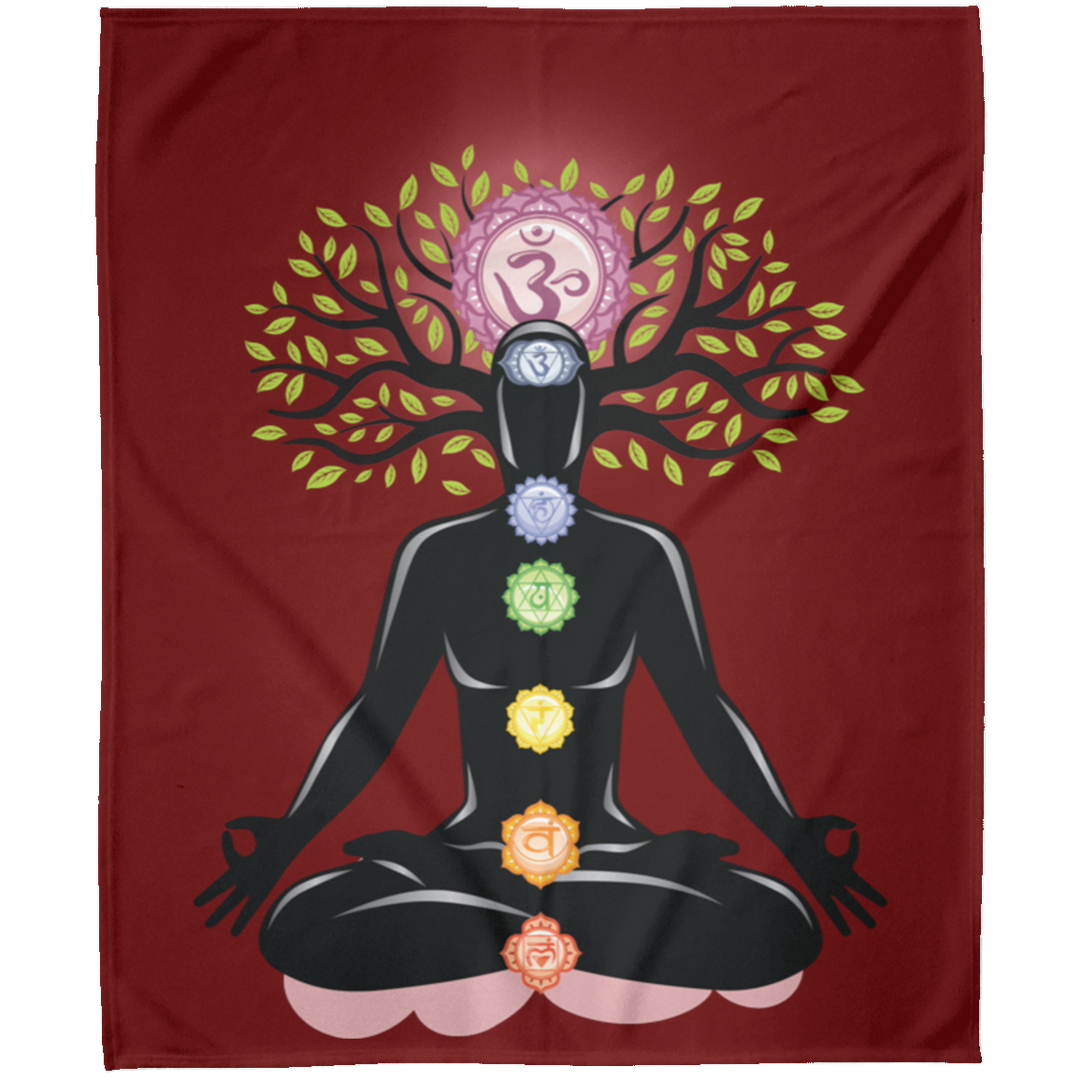 CHAKRAS PLUSH BLANKET (12 STYLES AND SIZES)