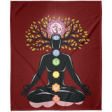 CHAKRAS PLUSH BLANKET (12 STYLES AND SIZES)