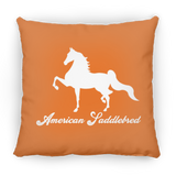 AMERICAN SADDLEBRED (DESIGN 1) WHITE 4HORSE PILLOWS THREE SIZES