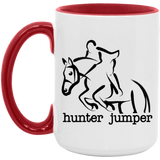 HUNTER JUMPER STYLE 1 4HORSE AM15OZ 15oz. Accent Mug