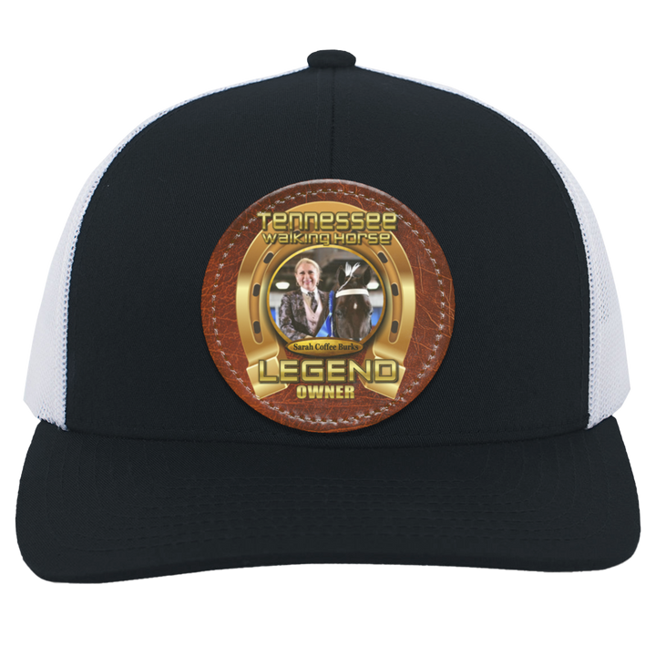 SARAH COFFEE BURKS (TWH LEGENDS) HAT 104C Trucker Snap Back - Patch