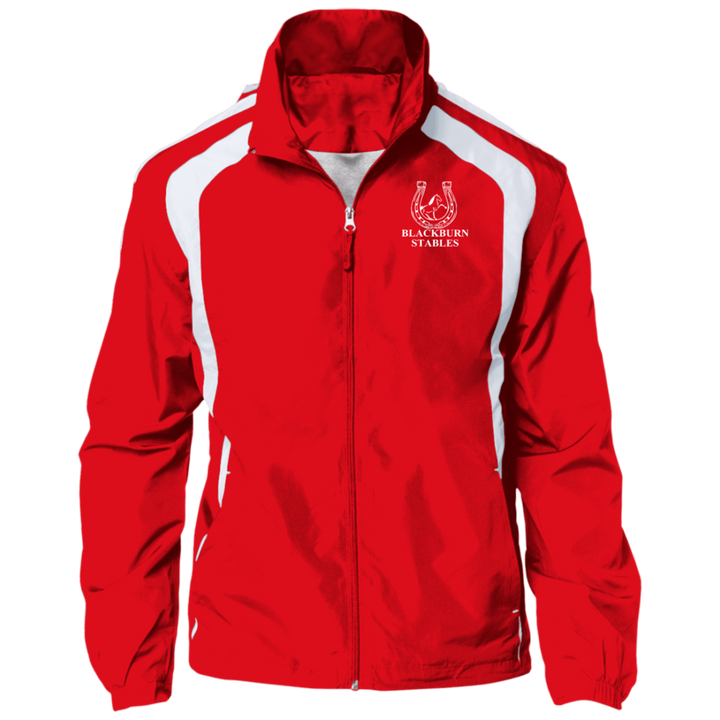 BLACKBURN STABLES (WHITE) JST60 Jersey-Lined Raglan Jacket
