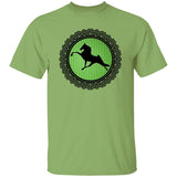 TWH PERFORMANCE LIME GREEN BLACK LACE G500 5.3 oz. T-Shirt