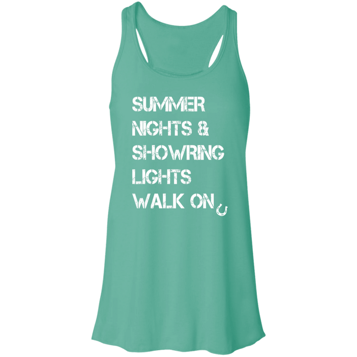 Summer Nights Showring Lights Walk On B8800 Flowy Racerback Tank