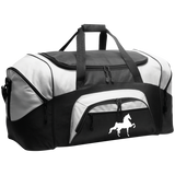 American Saddlebred (white) BG99 Colorblock Sport Duffel