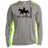 MISSOURI FOX TROTTER TUMBLER ART ST361LS Long Sleeve Heather Colorblock Performance Tee