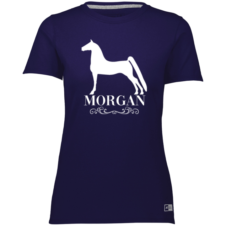 MORGAN STYLE 1 (WHITE) 4HORSE 64STTX Ladies’ Essential Dri-Power Tee
