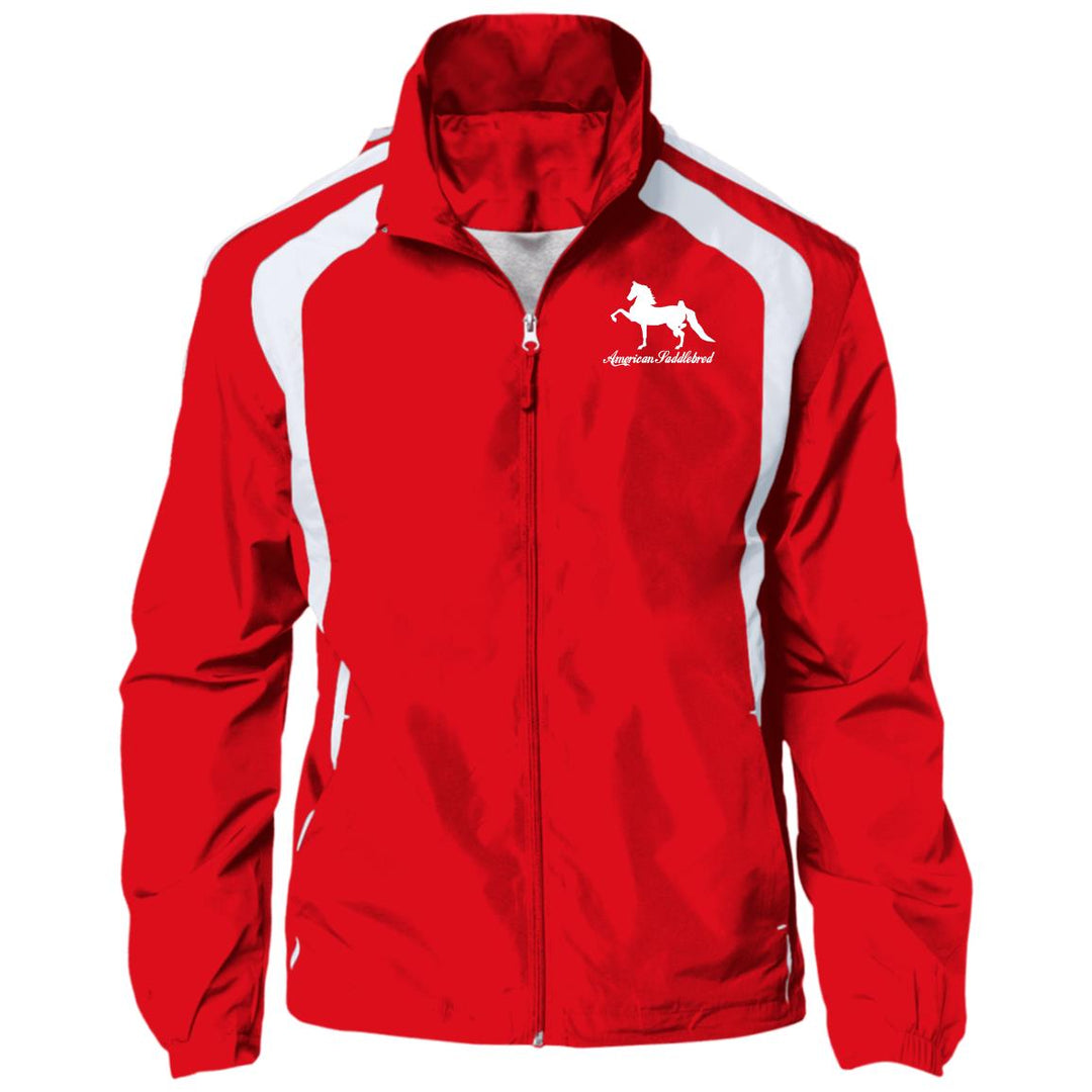 American Saddlebred 2 (white) JST60 Jersey-Lined Raglan Jacket