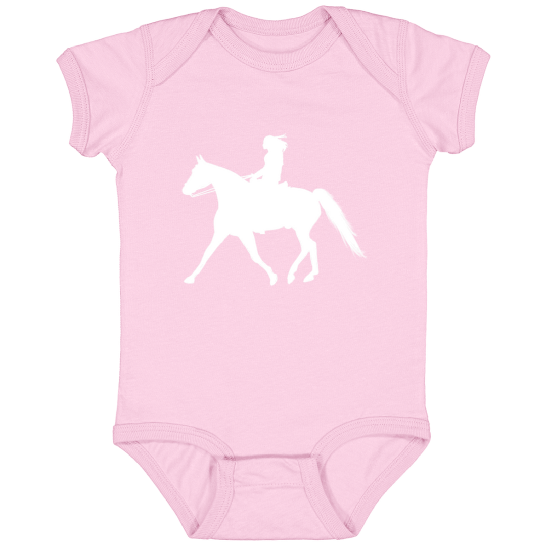 Missouri Fox Trotter LADY FINAL ART WHITE 4424 Infant Fine Jersey Bodysuit