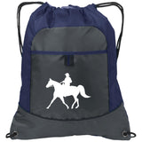 Missouri Fox Trotter WITH MALE RIDER WHITE BG611 Pocket Cinch Pack