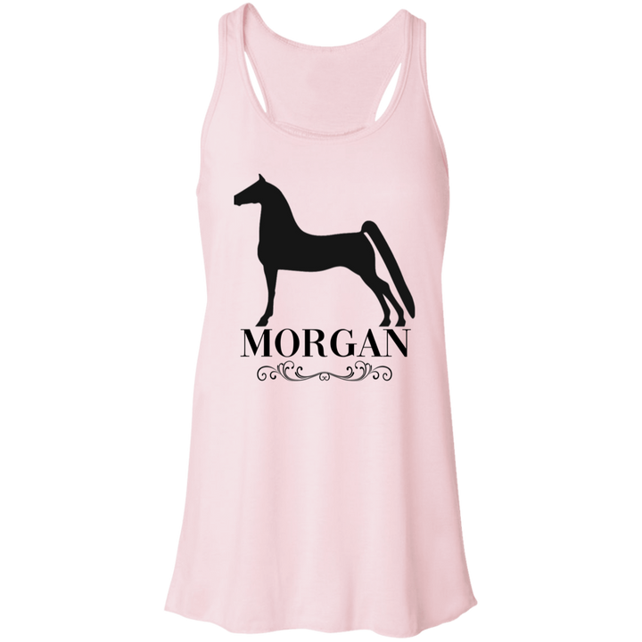 MORGAN STYLE 1 4HORSE B8800 Flowy Racerback Tank