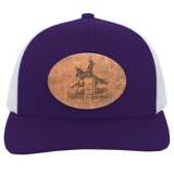 TURNIN AND BURNIN ON LEATHER 104C Trucker Snap Back - Patch