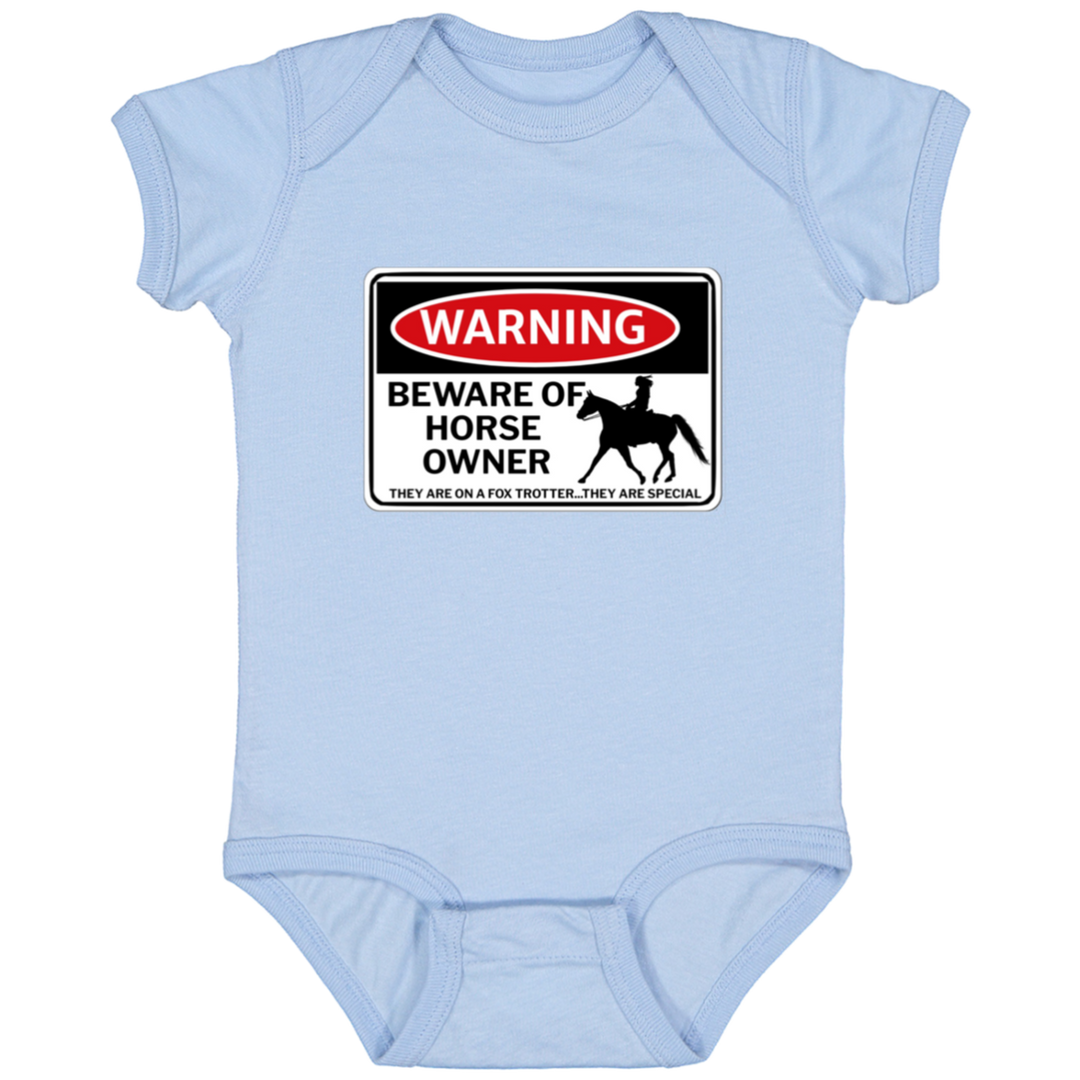 BEWARE OF MISSOURI FOXTORTTER OWNER 4424 Infant Fine Jersey Bodysuit